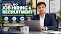do job hiring, candidate sourcing and recruitment support