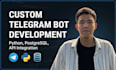 build a custom telegram bot in python with database integration