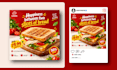 do instagram food post design for restaurants