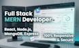 develop full stack mern web application