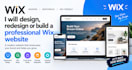 wix website design, redesign wix website, design wix website