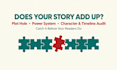 audit plot holes, power system, and character consistency in your novel