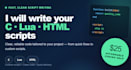 write you custom programmes in c , lua , HTML