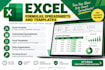 create excel formulas, spreadsheets and templates