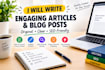 write engaging articles and blog posts