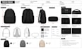 design and create backpack, handbag, luggage, duffel bag, wallet with tech pack