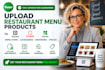 upload restaurant menu products to square toast clover pos