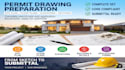 prepare initial permit drawings and permit application documentation
