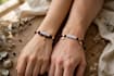 create matching couple friendship bracelets custom name gift