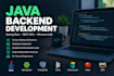develop a scalable java spring boot backend or rest API