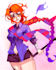 draw a custom half body anime character illustration