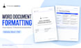 format and redesign your microsoft word documents