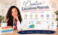 diseñar materiales educativos creativos e imprimibles