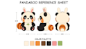 design custom plushie reference sheet stuffed animal toy character
