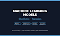build machine learning classification and regression models
