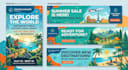 create advertising poster and promotional web banner ads