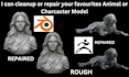 repair stl files, fix mesh errors, obj files and make 3d models print ready