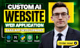 develop full stack ai website ai web application ai saas app ai software