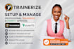 setup trainerize and upload your workout programs on tranerize