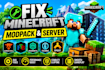 fix minecraft modpack, minecraft mods, minecraft server minecraft mods quests