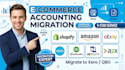 do ecommerce migration from shopify amazon ebay to xero quickbooks netsuite a2x