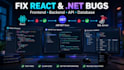 fix react and dotnet bugs