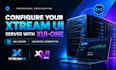 conf your xtream ui server with xui one server with unlimited connection