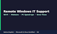 fix windows PC problems remotely wifi virus slow PC