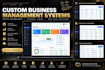 build a custom business management system or admin dashboard