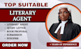 research active literary agent write query letter book proposal ,book submission