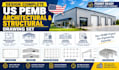 design complete US drawings set pemb architectural structural