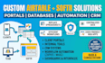 build a custom airtable database and automation system