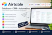 build airtable database, CRM, automation and softr systems