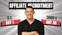 recruit affiliates with custom outreach and program  promo