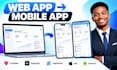 convert lovable base44 web app website to ios and android app using capacitor