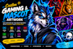 create a custom gaming mascot logo