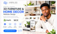 design a modern 3d animated website with interactive scroll based motion effects