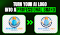 redesign your ai generated logo professionally