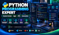 do custom python programming, scraping, automation, api and backend development