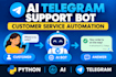 build a telegram customer support bot with python automation for troubleshooting