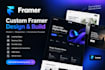 design framer website, framer landing page, framer website redesign