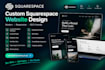 design sqaurespace website, squarespace development, squarespace redesign