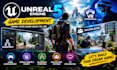 develop unreal engine 5 game, game development, blueprint, multiplayer, VR