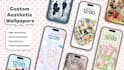 create a custom aesthetic phone wallpaper