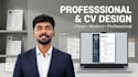 design a professional resume or CV