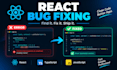 fix bugs and errors in your react typescript app