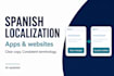 localize your app and website copy into clear spanish