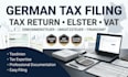 prepare german tax return, einkommensteuer and elster filing