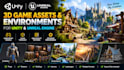 create 3d game assets and environments for unity and unreal