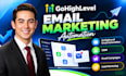 setup gohighlevel email automation, CRM, email campaigns, lead nurturing
